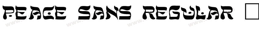 Peace Sans Regular字体转换